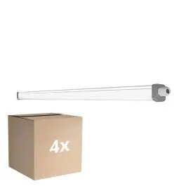 Premium Voordeelpak 4x Ledvance LED Waterdichte Montagebalk Vochtbestendig Slimvalue 36W 4000lm - 865 Daglicht | 120cm
