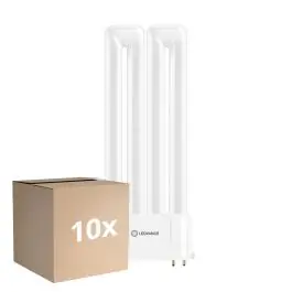 Voordeelpak 10x Ledvance DULUX-F LED 12W - 840 Koel Wit | 4-Pin - Vervangt 24W Speciale Aanbieding