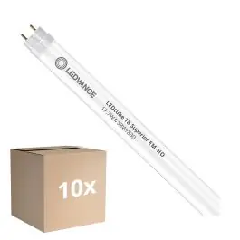 Voordeelprijs Voordeelpak 10x Ledvance LED Buis T8 Superior (EM/Mains) High Output 17.7W 2790lm - 830 Warm Wit | 150cm - Vervangt 58W