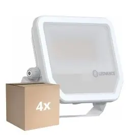 Gratis Verzending Voordeelpak 4x Ledvance LED Floodlight Aluminium Wit 41//27W 6000lm 100D - 865 Daglicht | IP66 - Symmetrisch