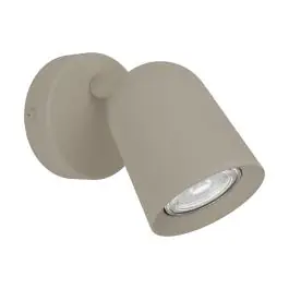 Flitsaanbieding Eglo Wandlamp Camaldoli Staal Geschuurd | IP20 - Geschikt voor 1x GU10