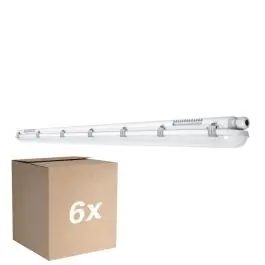 Voordeelpak 6x Ledvance LED Waterdichte Montagebalk Vochtbestendig Value 25W 3000lm - 840 Koel Wit | 150cm Gereduceerde Prijs
