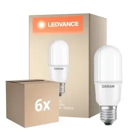 Voordeelpak 6x Osram LED Superstar E27 Linear Mat 11W 1050lm - 940 Koel Wit | Beste Kleurweergave - Dimbaar - Vervangt 75W Betrouwbaar