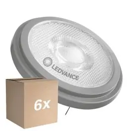 Voordeelpak 6x Ledvance LED spot G53 AR111 7.2W 450lm 40D - 918-927 Dim To Warm | Beste Kleurweergave - Dimbaar - Vervangt 50W Snelle Levering