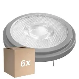 Voordeelpak 6x Ledvance Superior LED Spot Reflector G53 AR111 7.4W 450lm 24D - 927 Zeer Warm Wit | Beste Kleurweergave - Dimbaar - Vervangt 50W Beperkte Voorraad