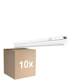 Alleen Vandaag Voordeelpak 10x Ledvance LED Montagebalk Linear Compact Schakelaar 4W 400lm - 830 Warm Wit | 30cm