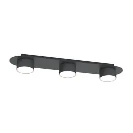 Emibig Plafondlamp Diaz Staal Zwart | Geschikt voor 3x GX53 - Max 12W Veilige Betaling