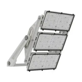 Gereduceerde Prijs Ledvance LED Floodlight Max Radial 45 Aluminium Grijs 1800W 268000lm 45D - 830 Warm Wit | IP66 - Symmetrisch