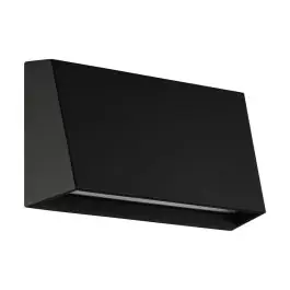 Veilige Betaling Eglo Wandlamp Spongano Aluminium Zwart 9W 1100lm - 830-840-850-865 CCT | IP65