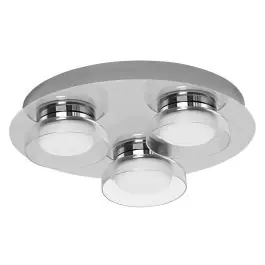 Ledvance Smart+ Wifi LED Wandlamp Badkamerverlichting Rond Zilver 18W 1100lm - 830-865 Afstembaar Wit | IP44 Voordeelprijs