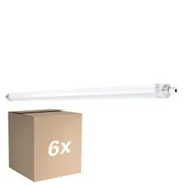 Voordeelpak 6x Ledvance LED Waterdichte Montagebalk 33W 3960lm - 840 Koel Wit | 120cm Betaalbaar