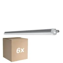Alleen Vandaag Voordeelpak 6x Ledvance LED Waterdichte Montagebalk Vochtbestendig Compact 55W 6300lm - 830 Warm Wit | 150cm