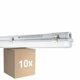 Voordeelpak 10x Ledvance LED Vochtbestendig Behuizing MT Gen 3 IP65 | Geschikt voor 1x60cm LED Buis Actieprijs