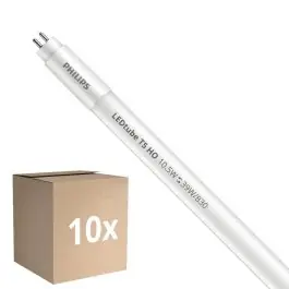 Alleen Vandaag Voordeelpak 10x Philips LEDBuis T5 MASTER (Mains) High Output 10.5W 1500lm - 830 Warm Wit | 55cm - Vervangt 39W