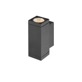 Beperkt Aanbod SLV Theo Pro S Up/Down Wandlamp Aluminium Antraciet 6W 700lm - 827 Zeer Warm Wit | Buitenverlichting - IP65